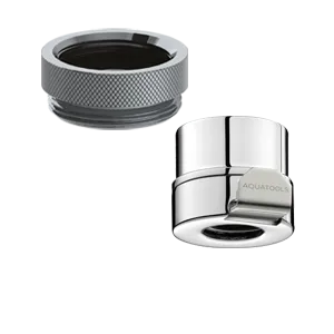Transition adapters and push-fit filter connectors